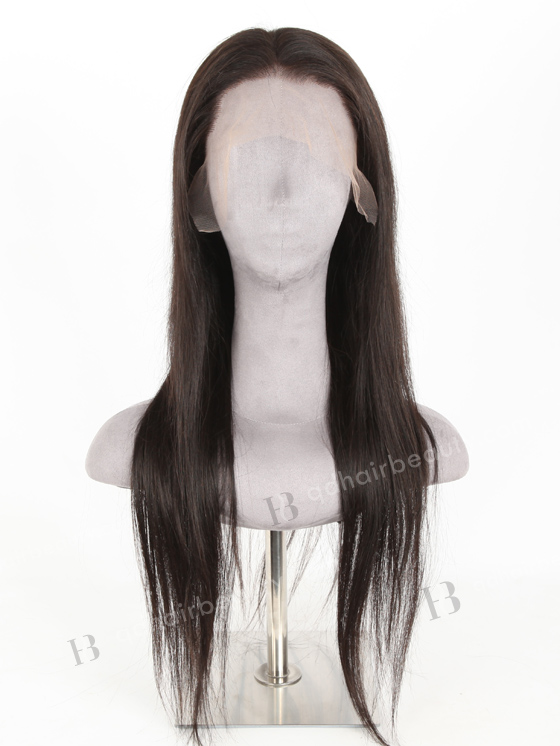 In Stock Indian Remy Hair 22" Straight Natural Color HD Lace Front Wig LLF-01020